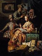 REMBRANDT Harmenszoon van Rijn The Music Party china oil painting artist